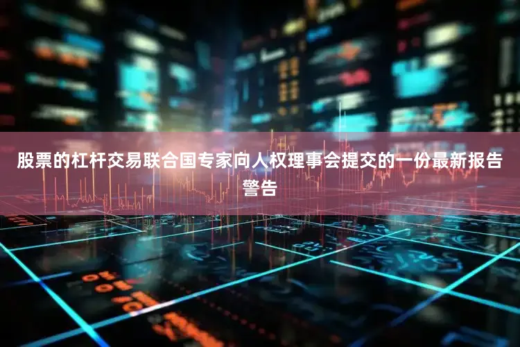 股票的杠杆交易联合国专家向人权理事会提交的一份最新报告警告