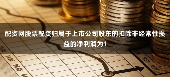 配资网股票配资归属于上市公司股东的扣除非经常性损益的净利润为1