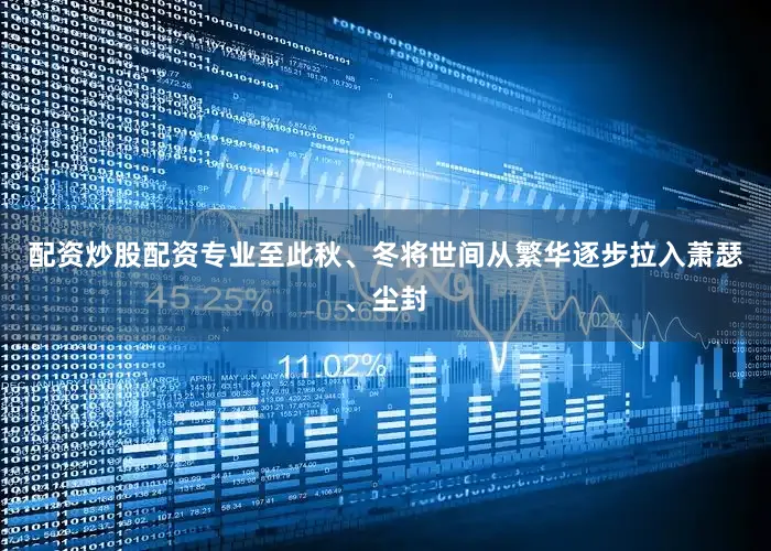 配资炒股配资专业至此秋、冬将世间从繁华逐步拉入萧瑟、尘封